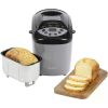 West Bend Hi-Rise Bread Maker Programmable Horizontal Dual Blade with 12 Programs Including Gluten Free, 3-Pound, Gray
