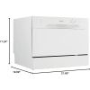 Danby DDW621WDB Countertop Dishwasher with 6 Place Settings, 6 Wash Cycles and Silverware Basket