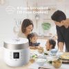 CUCKOO CRP-ST0609F | 6-Cup/1.5-Quart (Uncooked) Twin Pressure Rice Cooker & Warmer | 12 Menu Options: High/Non-Pressure