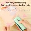 1pc Mini Bag Sealer, 2 In 1 Heat Sealer &amp; Cutter, Battery Powered, Portable Handheld Bag Resealer, Vacuum Sealer, Saver Machine, Kitchen Gadget For Ch
