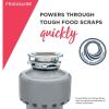 Frigidaire 1.25 HP Corded Garbage Disposal for Kitchen Sinks | FF13DISPC1