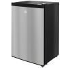 HOMCOM Upright Freezer, 3.0 Cubic Feet Compact Mini Freezer with Reversible Single Door and Adjustable Thermostat, Small freezer for Home, Dorm, Apart