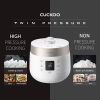 CUCKOO CRP-ST0609F | 6-Cup/1.5-Quart (Uncooked) Twin Pressure Rice Cooker & Warmer | 12 Menu Options: High/Non-Pressure