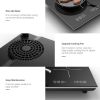 VBGK Double Induction Cooktop, 110V 4000W Electric cooktop,Hot Plate LED Sensor Touch Energy-Saving Portable Induction Cooktop