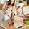 5 Layer Clear Food Dehydrator Electric Digital Food Drying Machine with Adjustable Thermostat Timer for Fruits Vegetables Meats Nuts And More