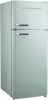 2 Door Apartment Size Refrigerator with Freezer, 7.5 cu ft, Retro, Mint
