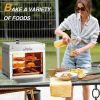 BIG HORN OUTDOORS Portable Infrared Broiler Propane Gas Grill, 1500 Degree Stainless Steel Tabletop Quick Cooking Steak Grill