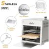 BIG HORN OUTDOORS Portable Infrared Broiler Propane Gas Grill, 1500 Degree Stainless Steel Tabletop Quick Cooking Steak Grill