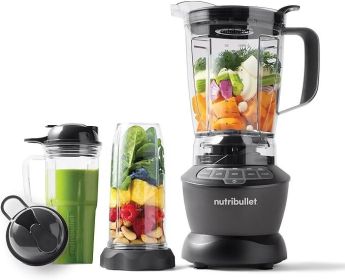 nutribullet Full-Size Blender Combo 1200W â€“Matte Black (Color: White)