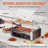 Hot Dog Roller 7 Rollers 18 Hot Dogs Capacity 1050W Stainless Sausage Grill Cooker Machine
